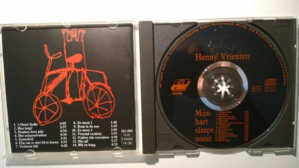 Henny Vrienten - Mijn Hart Slaapt Nooit, Ophalen of Verzenden, Zo goed als nieuw, Pop, Album