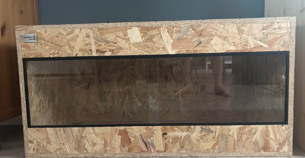 Osb terrarium 100x50x50 + toebehoren, Dieren en Toebehoren, Ophalen, Zo goed als nieuw, Terrarium of Paludarium