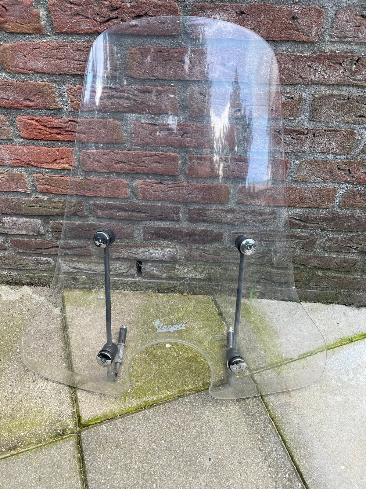 Hoog windscherm met bevestiging voor Vespa LX50, Ophalen, Gebruikt, Overige typen, Vespa