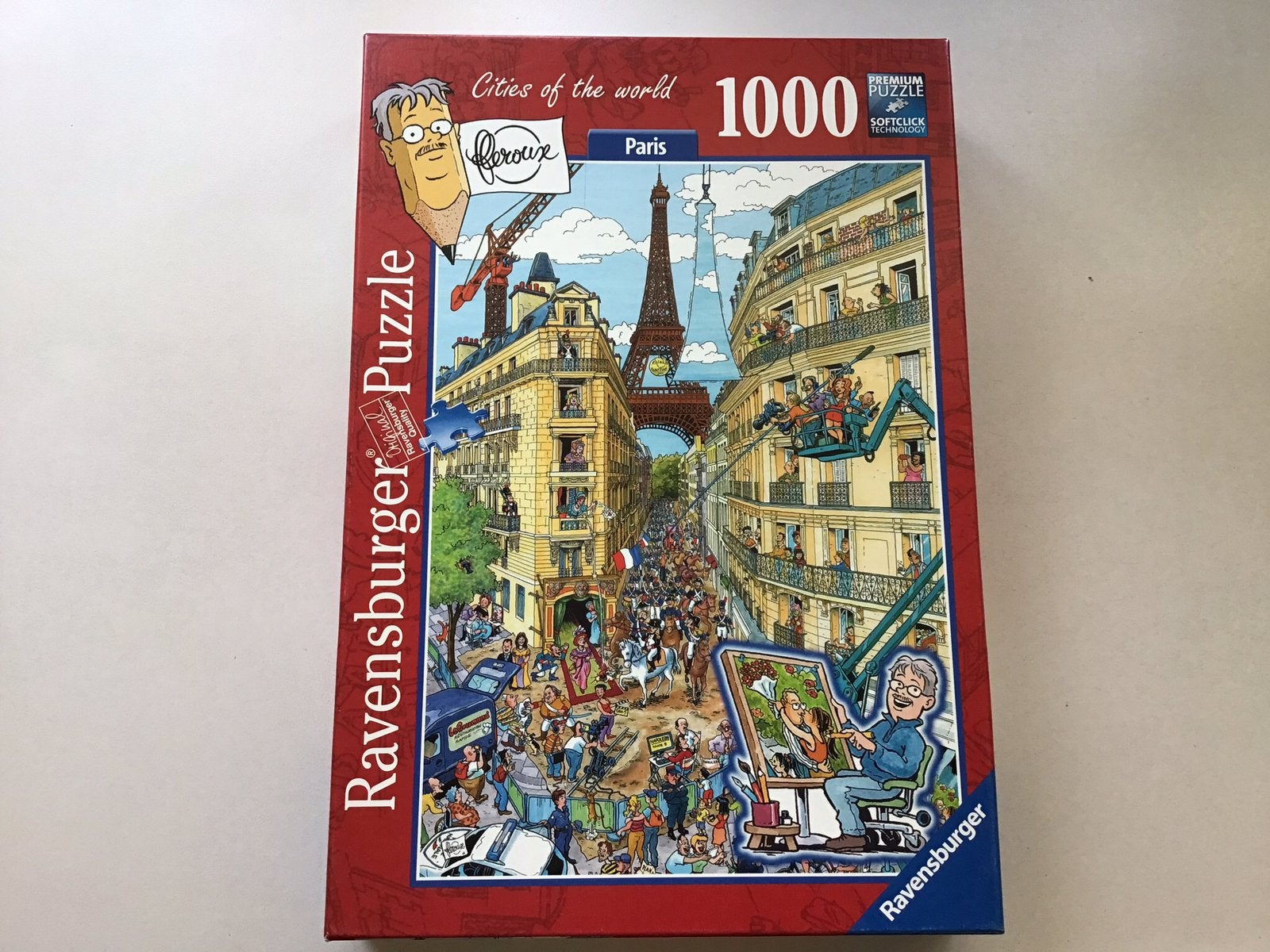 2 Ravensburger puzzels., Ophalen, 500 t/m 1500 stukjes, Zo goed als nieuw