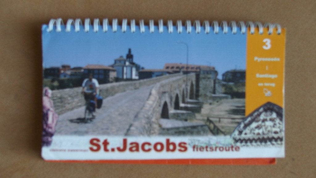 St, Jacobs fietsroute - deel 3 - Santiago, Overige merken, Fiets- of Wandelgids, Europa, Ophalen of Verzenden