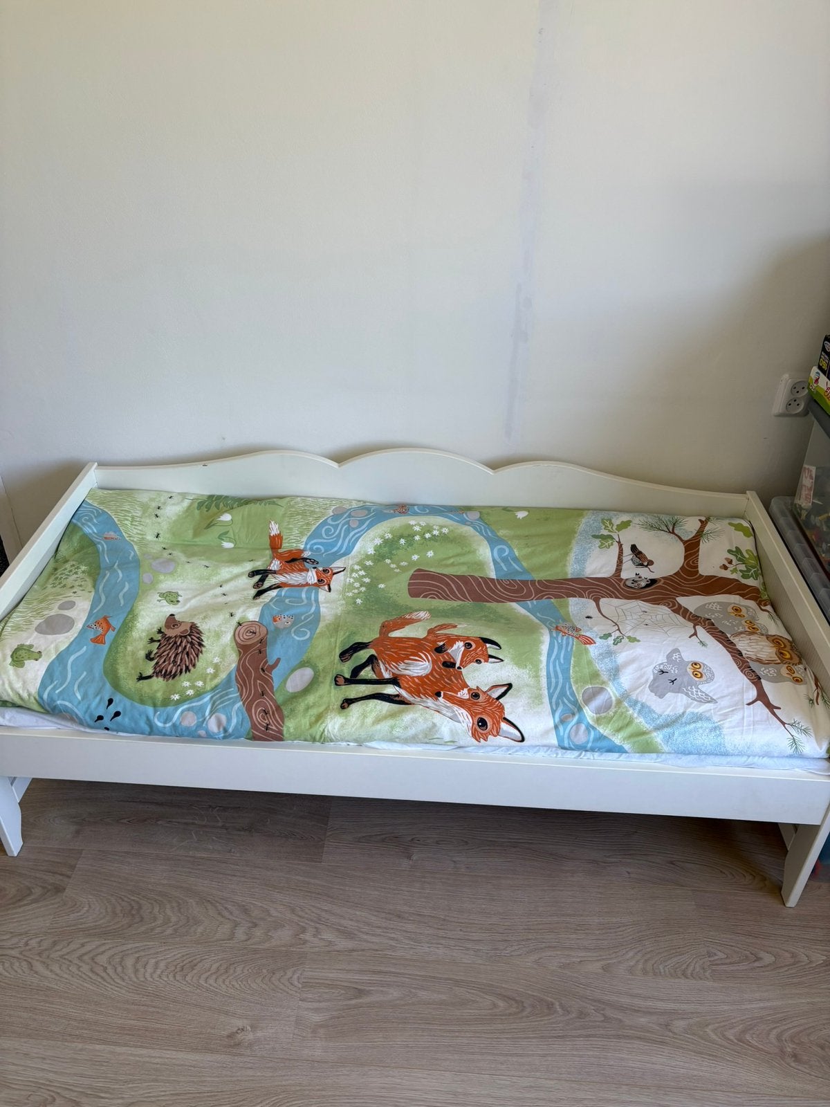 Juniorbed 160x70, Kinderen en Baby's, Kinderkamer | Bedden, Ophalen, Gebruikt, 70 tot 85 cm, Lattenbodem