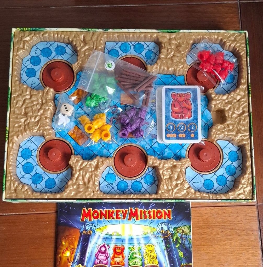 Monkey Mission Ravensburger Bordspel 3D Avontuur, Hobby en Vrije tijd, Gezelschapsspellen | Bordspellen, Onbekend, Ophalen of Verzenden