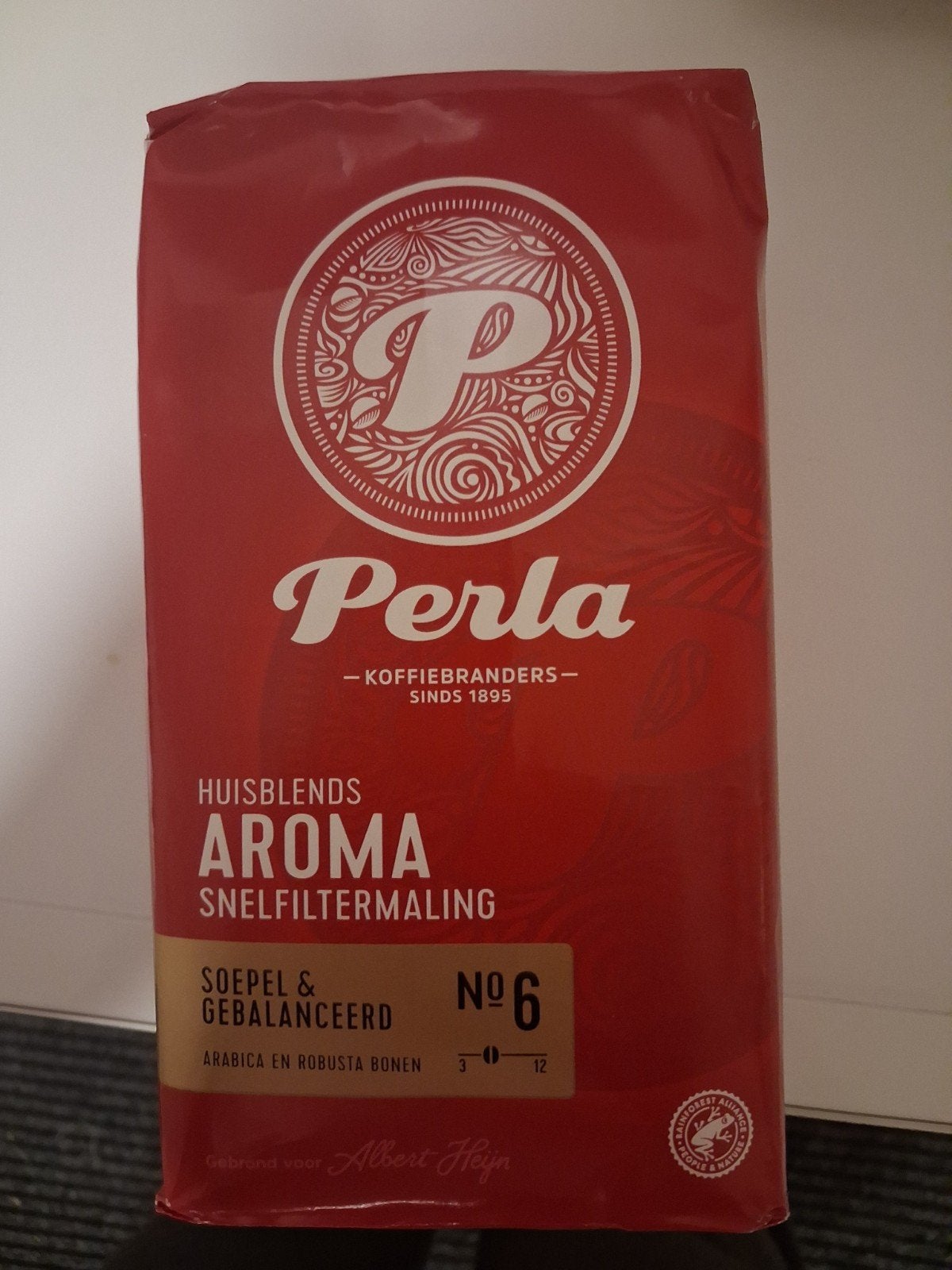 koffie snelfilter perla, Ophalen