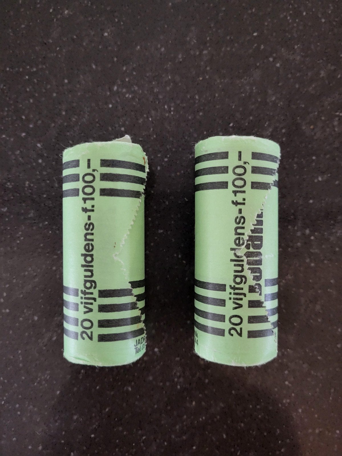 2 Rollen vijfgulden munten., Postzegels en Munten, Ophalen of Verzenden, 5 gulden