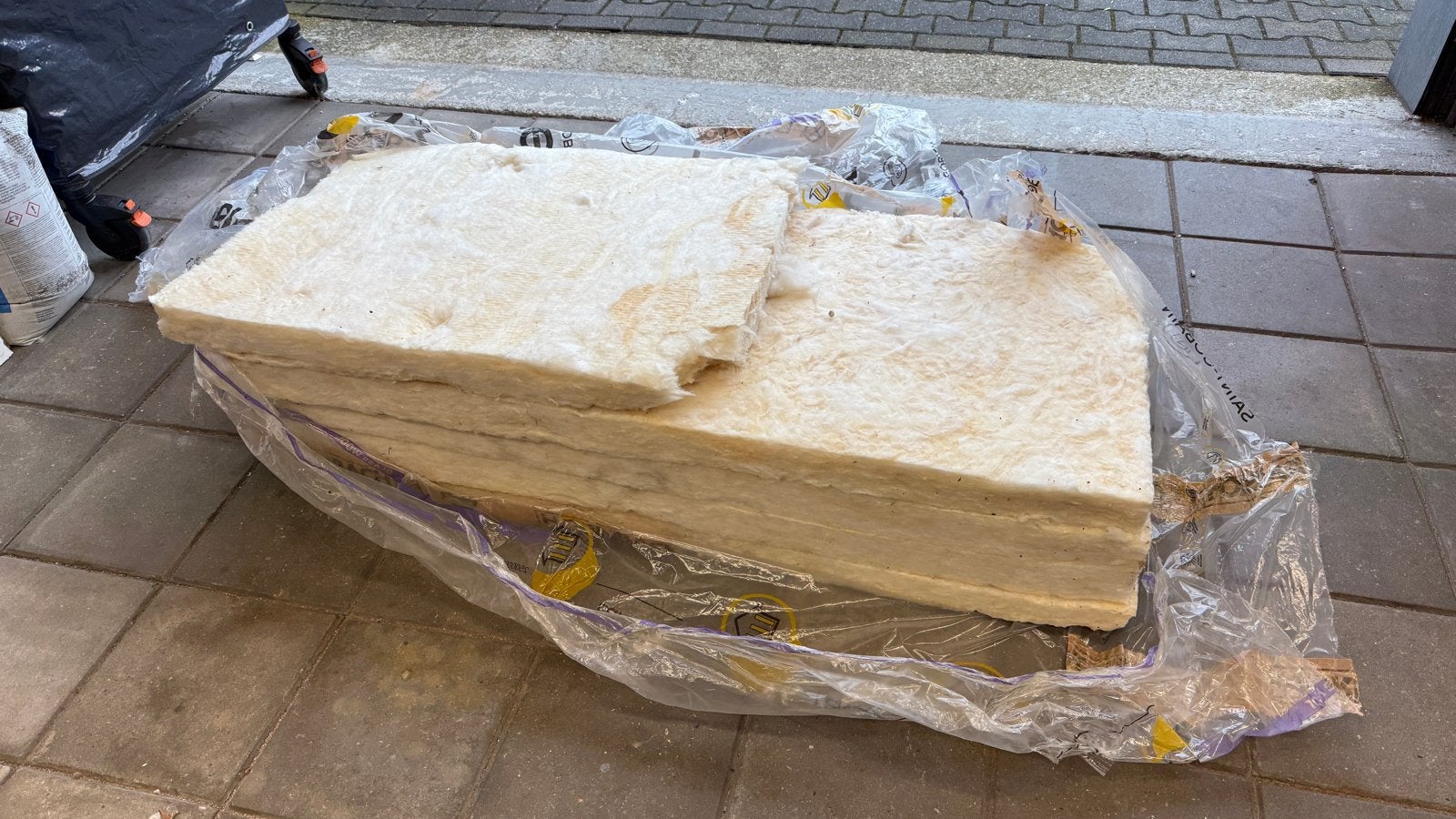 Gratis 4,5 plaat Isover glaswol isolatie nieuw, Ophalen, 4 tot 8 cm, Nieuw, Minder dan 5 m²