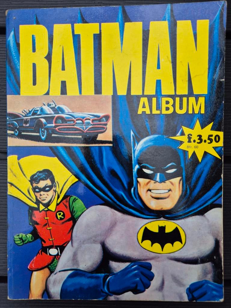 Vintage Batman Album Stripboek - Zeldzaam!, Eén stripboek, Ophalen of Verzenden, Gelezen, Bob Kane