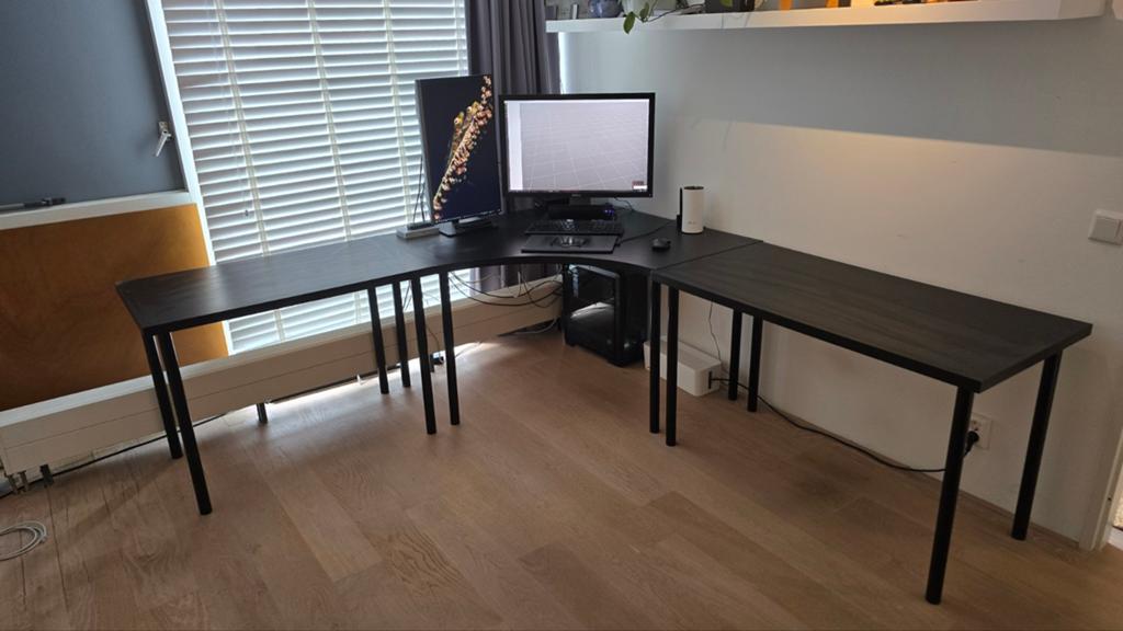 Ikea bureau / hoektafelset., Diversen, Bureau-accessoires, Gebruikt, Ophalen