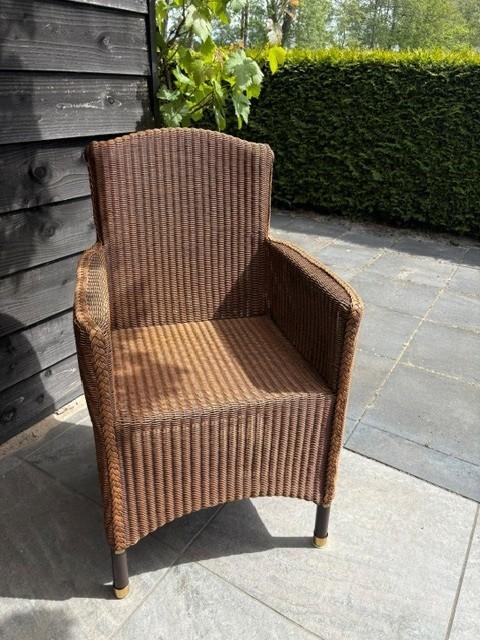 design stoel, Huis en Inrichting, Stoelen, Ophalen, Gebruikt, Bruin, Riet of Rotan