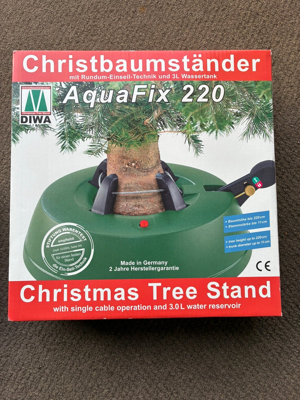 Te koop kerstboom standaard., Diversen, Kerst, Ophalen, Zo goed als nieuw