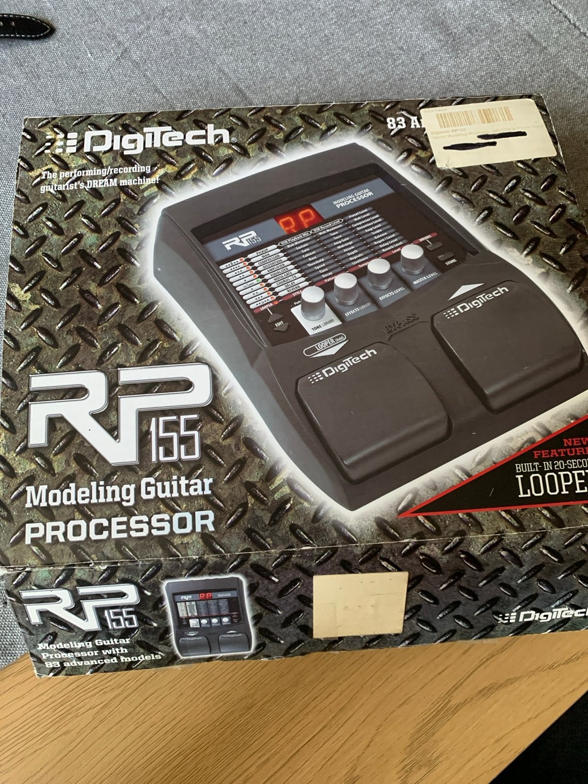 Digitech RP155 Modeling  Processor -  nieuw zonder adapter., Ophalen of Verzenden, Zo goed als nieuw, Multi-effect