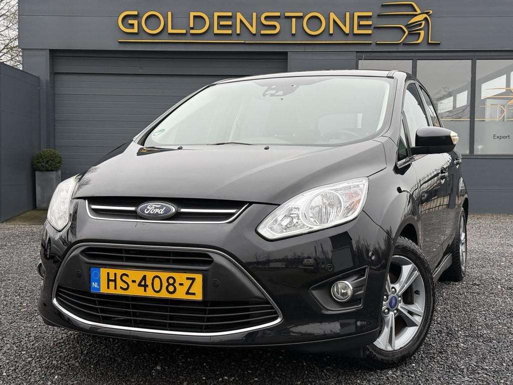 Ford C-Max 1.0 Edition 1e Eigenaar,Navi,Pdc V+A,Clima,Cruise, Auto's, Ford, Voorwielaandrijving, Euro 5, Gebruikt, Zwart