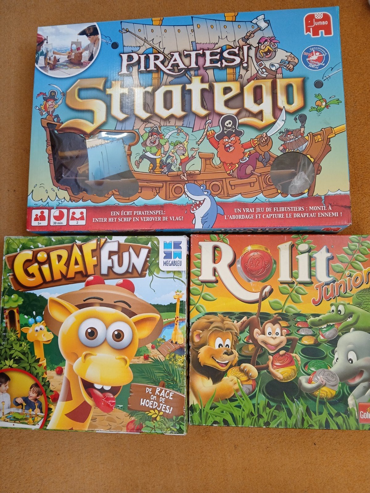 Gezelschap spellen 3 stuks, Een of twee spelers, Ophalen of Verzenden, Gebruikt