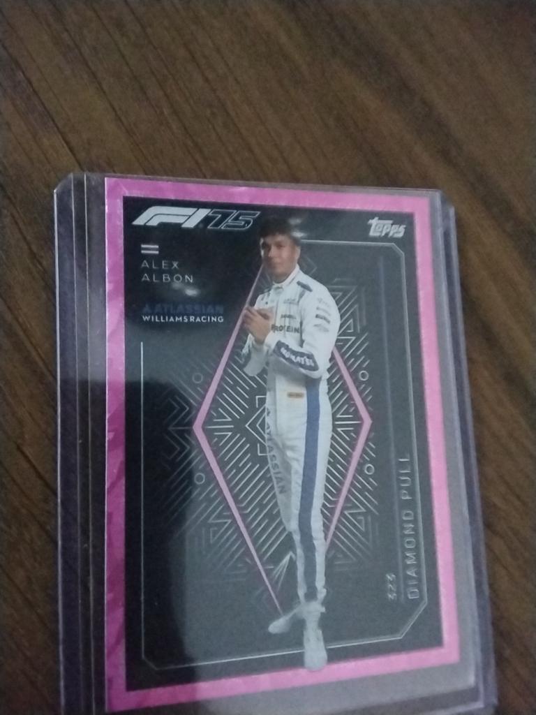 Alex Albon F1 Topps Diamond Pull Kaart - Williams Racing, Ophalen, Zo goed als nieuw, Formule 1
