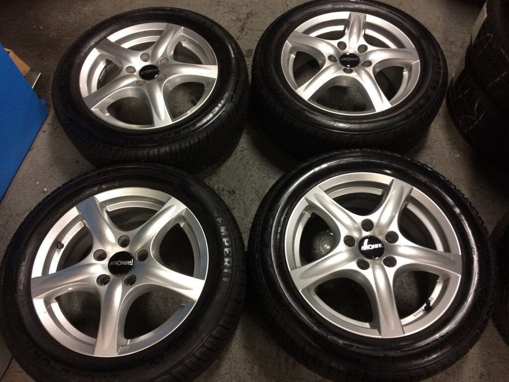 Ronal lichtmetaal velgen 16"inch winterbanden  5x112, Ophalen, Gebruikt, 16 inch, Banden en Velgen