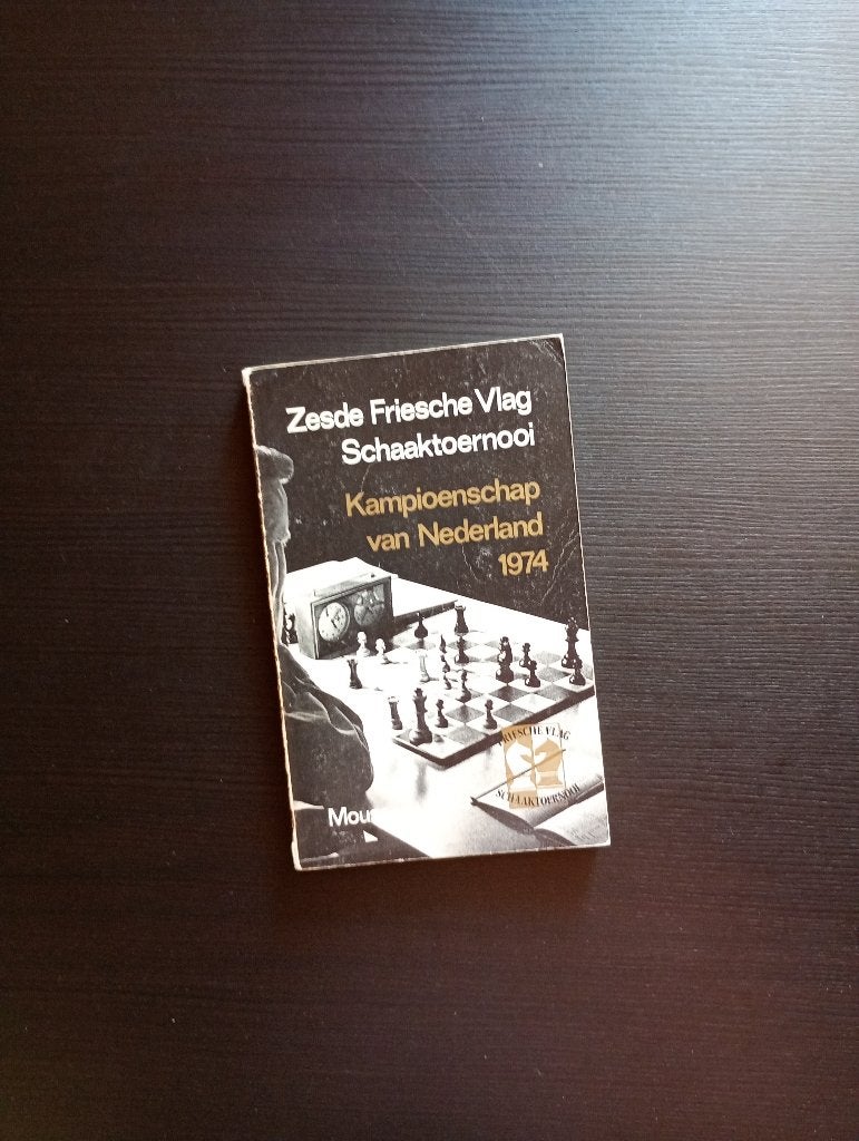 schaken Kampioenschap van Nederland 1974, Ophalen of Verzenden, Minder dan 500 stukjes, Zo goed als nieuw, Schaken