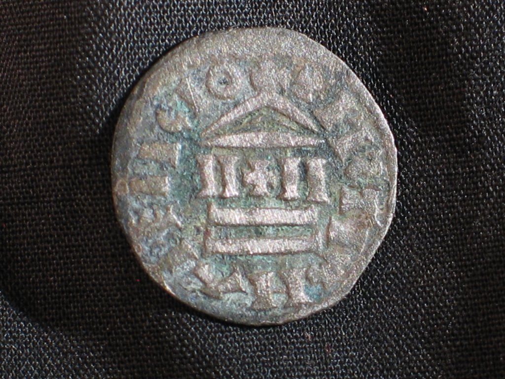 Munt zilver Lodewijk V van Frankrijk 966. bodemvondst. 2220, Ophalen of Verzenden, Frankrijk, Losse munt, Zilver