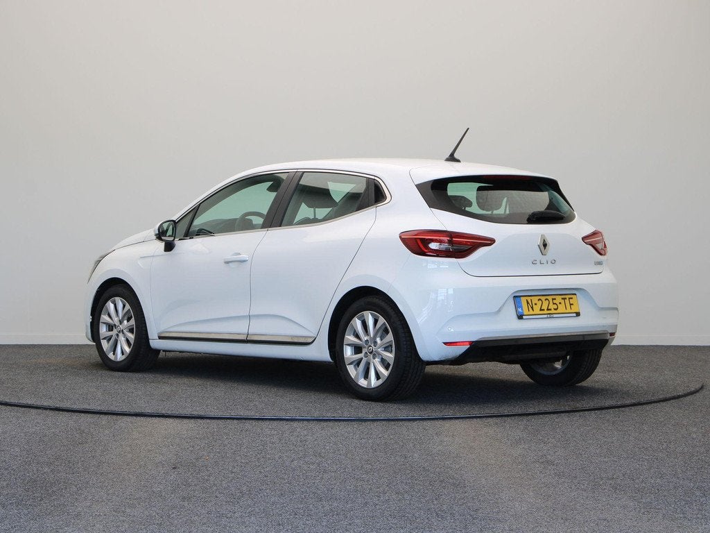 Renault Clio E-Tech Hybrid 140pk Intens | Cruise control | C, Auto's, Renault, Gebruikt, Euro 6, 4 cilinders, Leder en Stof