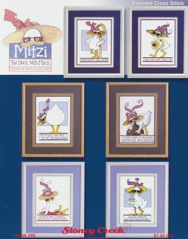 patroon - the duck with pluck - mitzi, Ophalen of Verzenden, Zo goed als nieuw, Handborduren, Patroon