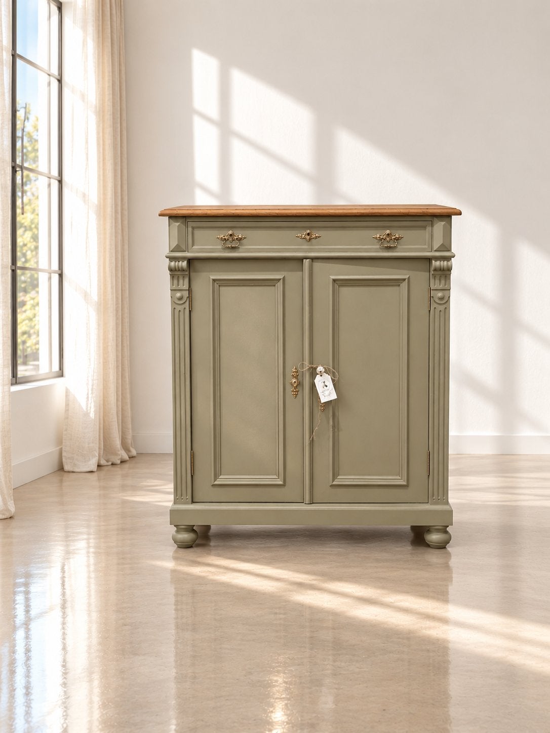 Biedermeier meidenkast linnenkast servieskast kledingkast, Ophalen, 105 cm of meer, Nvt, Minder dan 50 cm