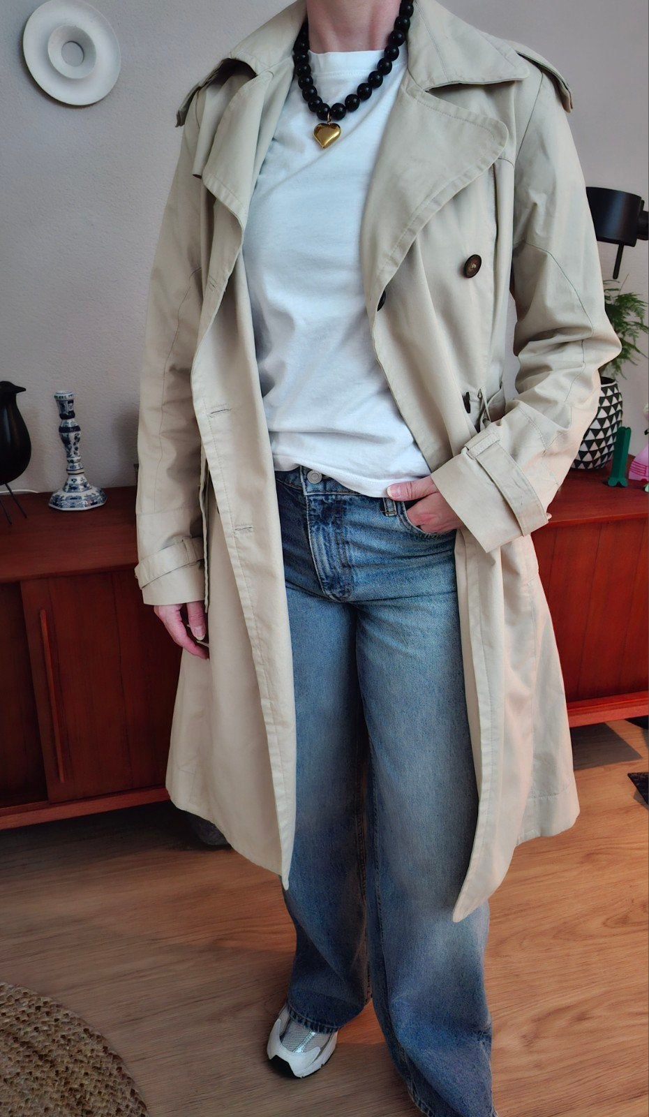 Mango trenchcoat maat small, Ophalen of Verzenden, Zo goed als nieuw, Maat 36 (S), Zwart