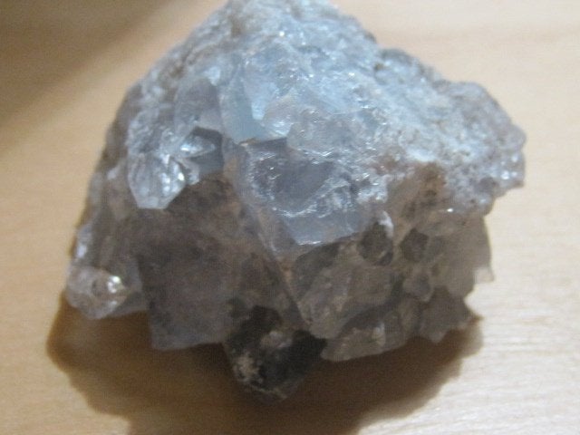 m. 5x ruwe edelsteenkluster COELESTIEN (6), Verzenden, Mineraal