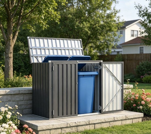 container hok of opberghok voor buiten, Ophalen, Zo goed als nieuw