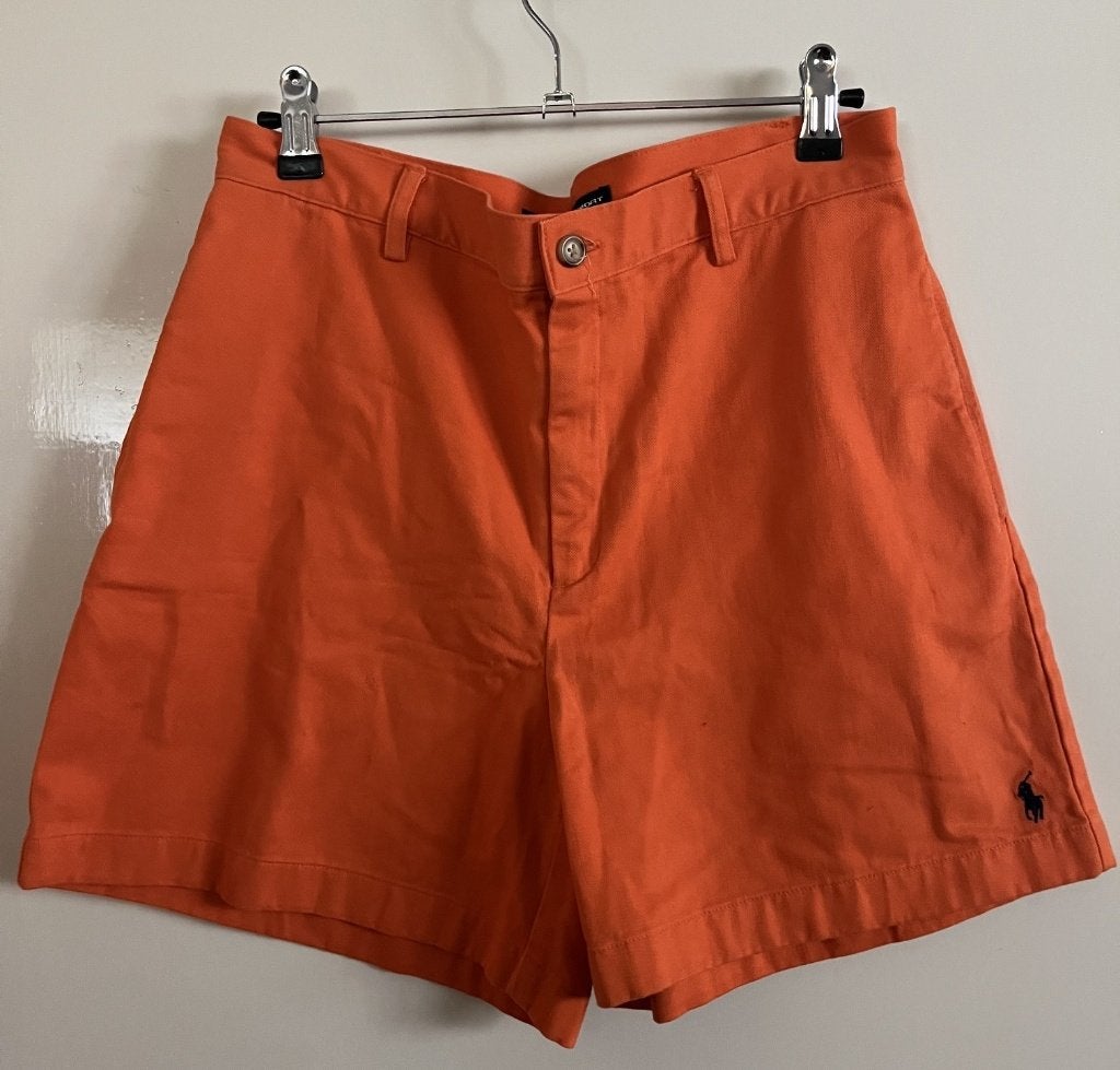 Oranje Ralph Lauren sport short  Maat 8=38, Kleding | Dames, Maat 38/40 (M), Kort, Oranje, Ophalen of Verzenden