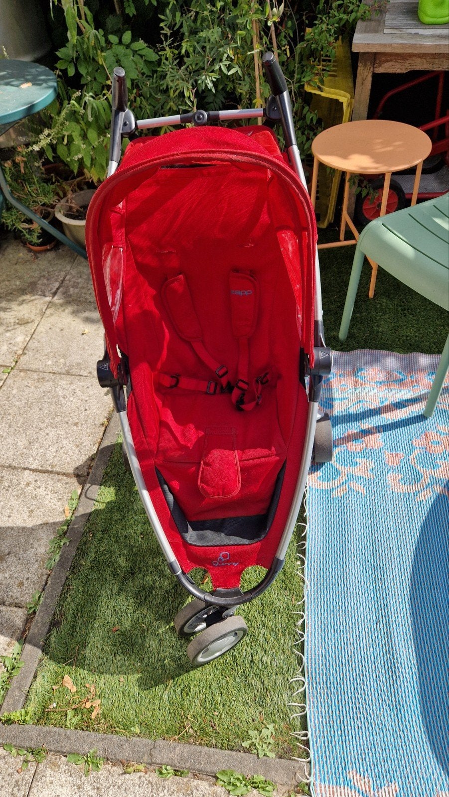 Quinny Zapp kinderwagen met regenhoes, adapters en tas, Ophalen of Verzenden
