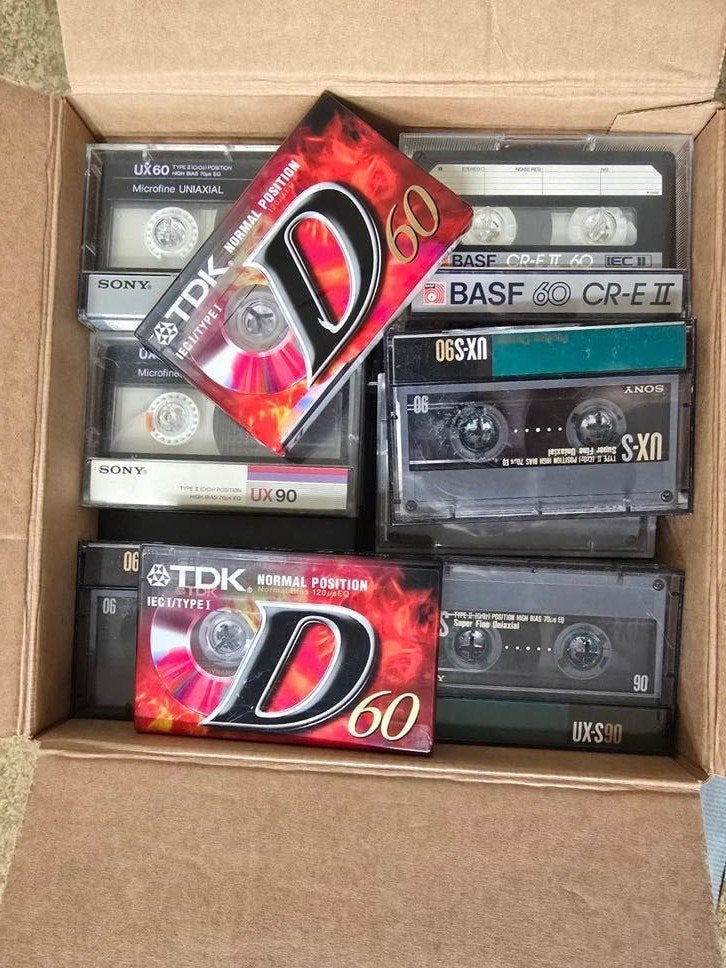 Cassettebandjes, Ophalen of Verzenden, Zo goed als nieuw, Overige genres, 2 t/m 25 bandjes