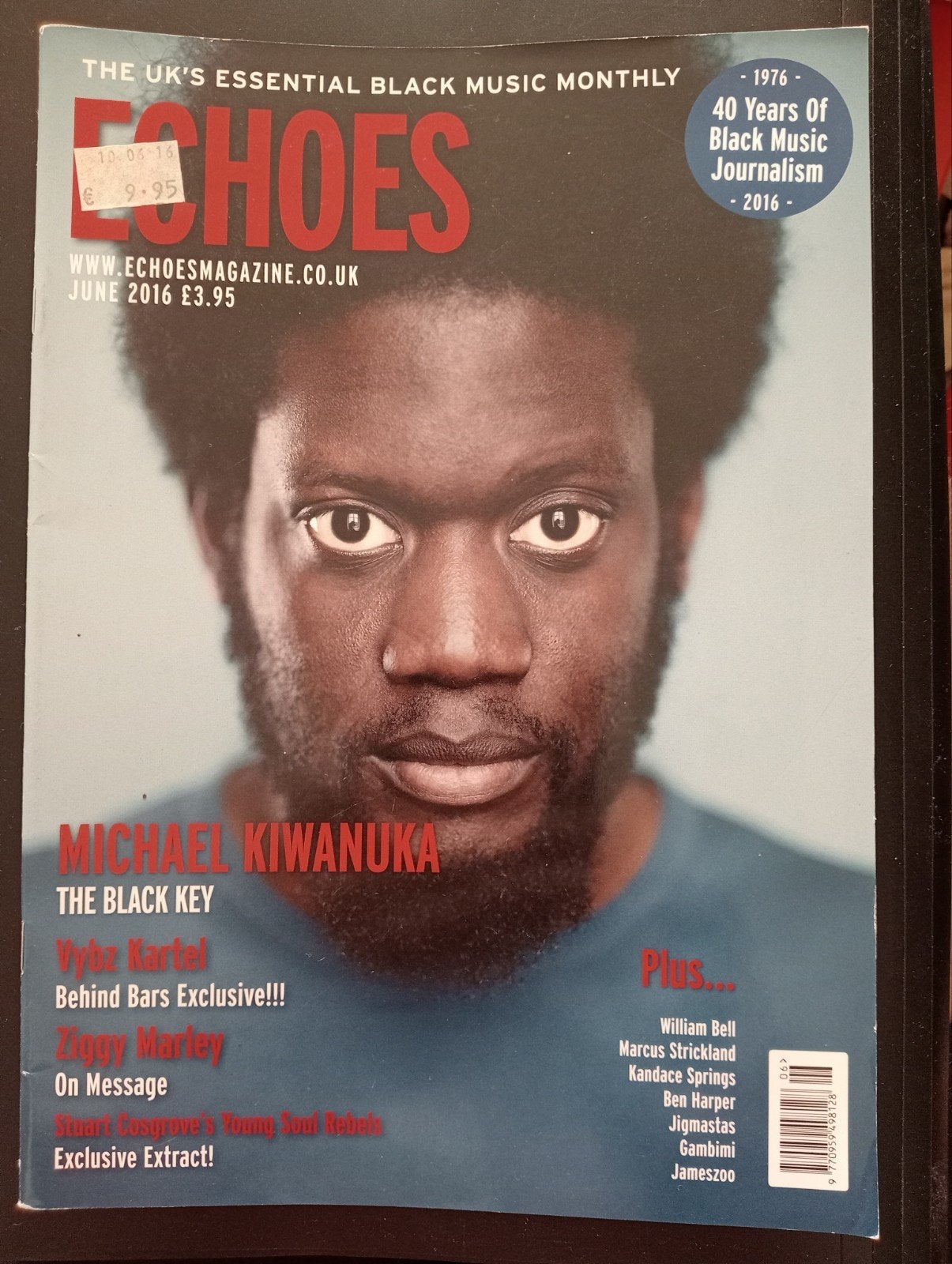 Echoes Magazine Juni 2016 - Michael Kiwanuka Cover, Ophalen of Verzenden, Gelezen, Muziek, Film of Tv