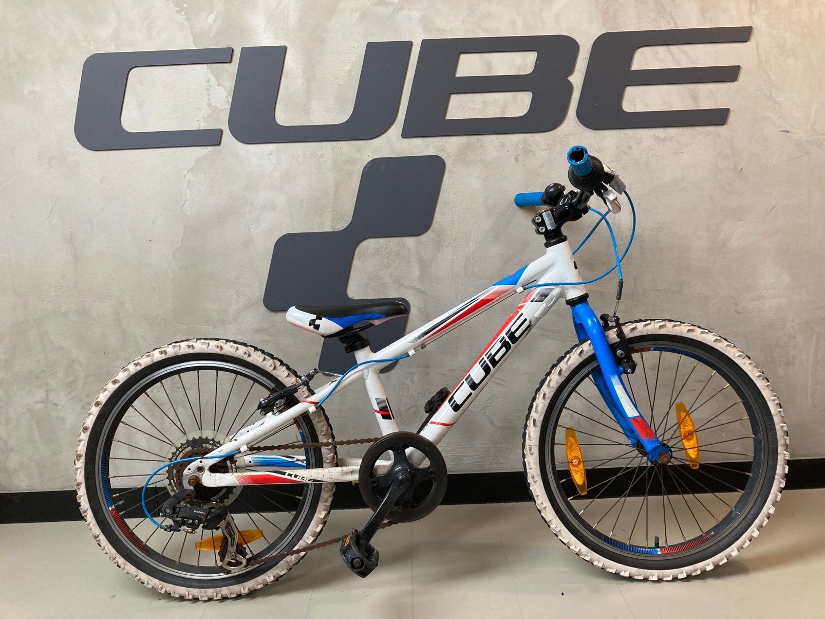 Cube 200 mtb 20” fiets 20 inch kinderfiets acid access 24”, Fietsen en Brommers, Ophalen, Gebruikt, Velgrem, Handrem