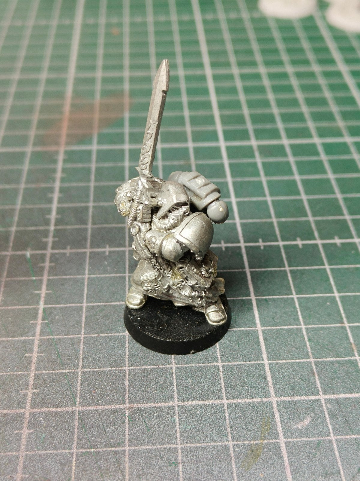 warhammer 40K old metal ezekiel dark angels, Ophalen of Verzenden, Warhammer
