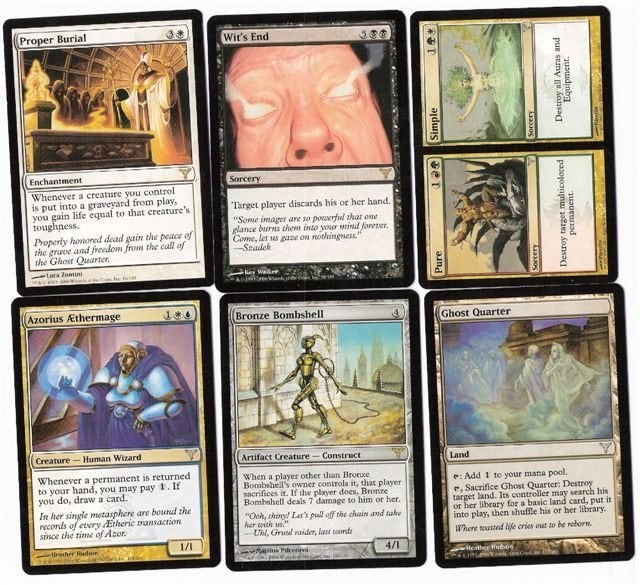 (038) MAGIC kaarten van serie Dissension, Verzenden, Zo goed als nieuw, Meerdere kaarten