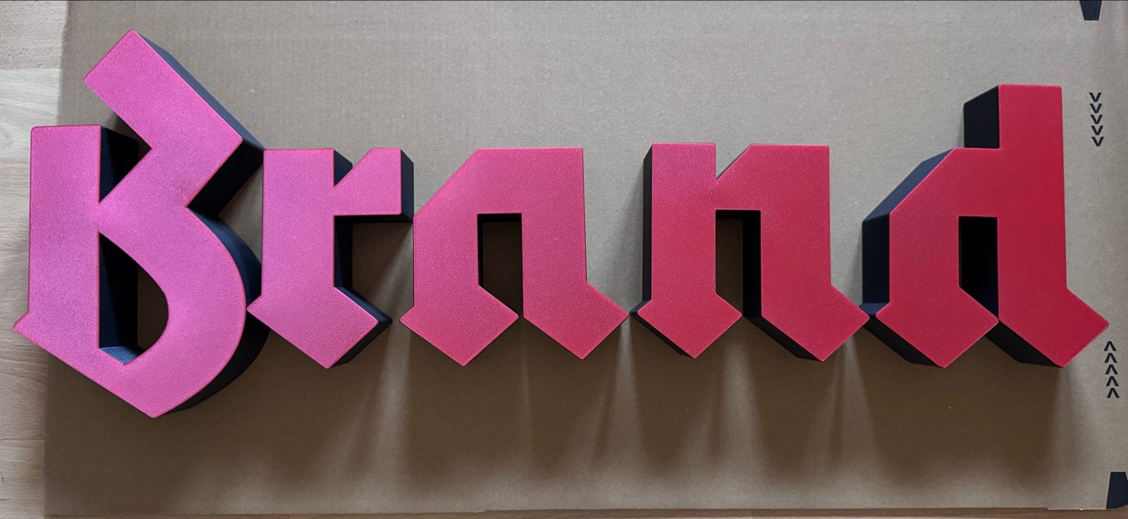 Losse Reclame Letters "BRAND" - 68cm breed, 25cm hoog, Verzenden, Nieuw, Reclamebord