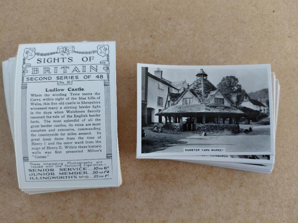 Sights of Britain 2nd series complete set 48 cigarette cards, Verzamelen, Overige Verzamelen, Ophalen