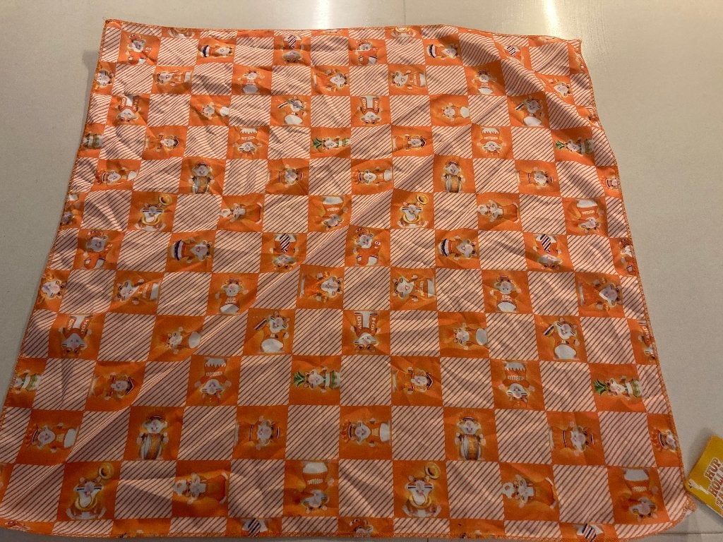 Voetbal hup holland hamsters bandana sjawl oranje!, Zo goed als nieuw, Accessoires, Albert heijn, Oranje of Koningsdag