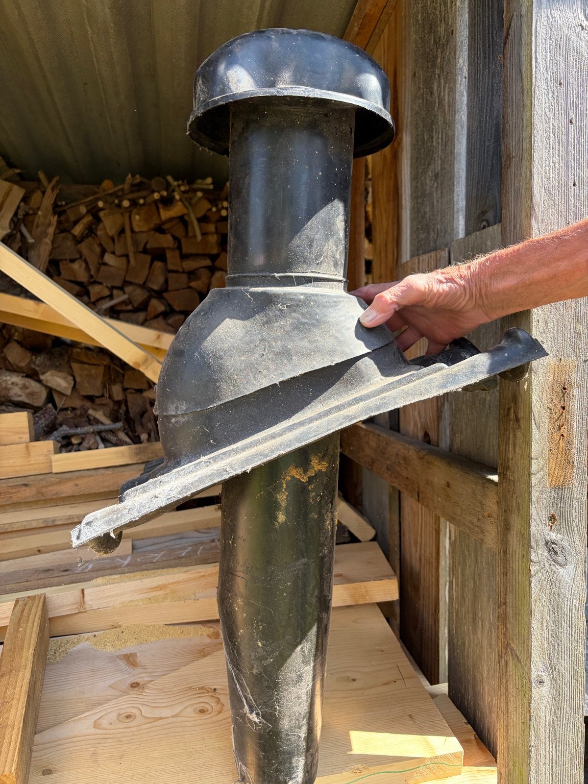 Dakdoorvoer voor ventilatie of afzuiging, Ophalen, Gebruikt, Ventilator en Afzuiger