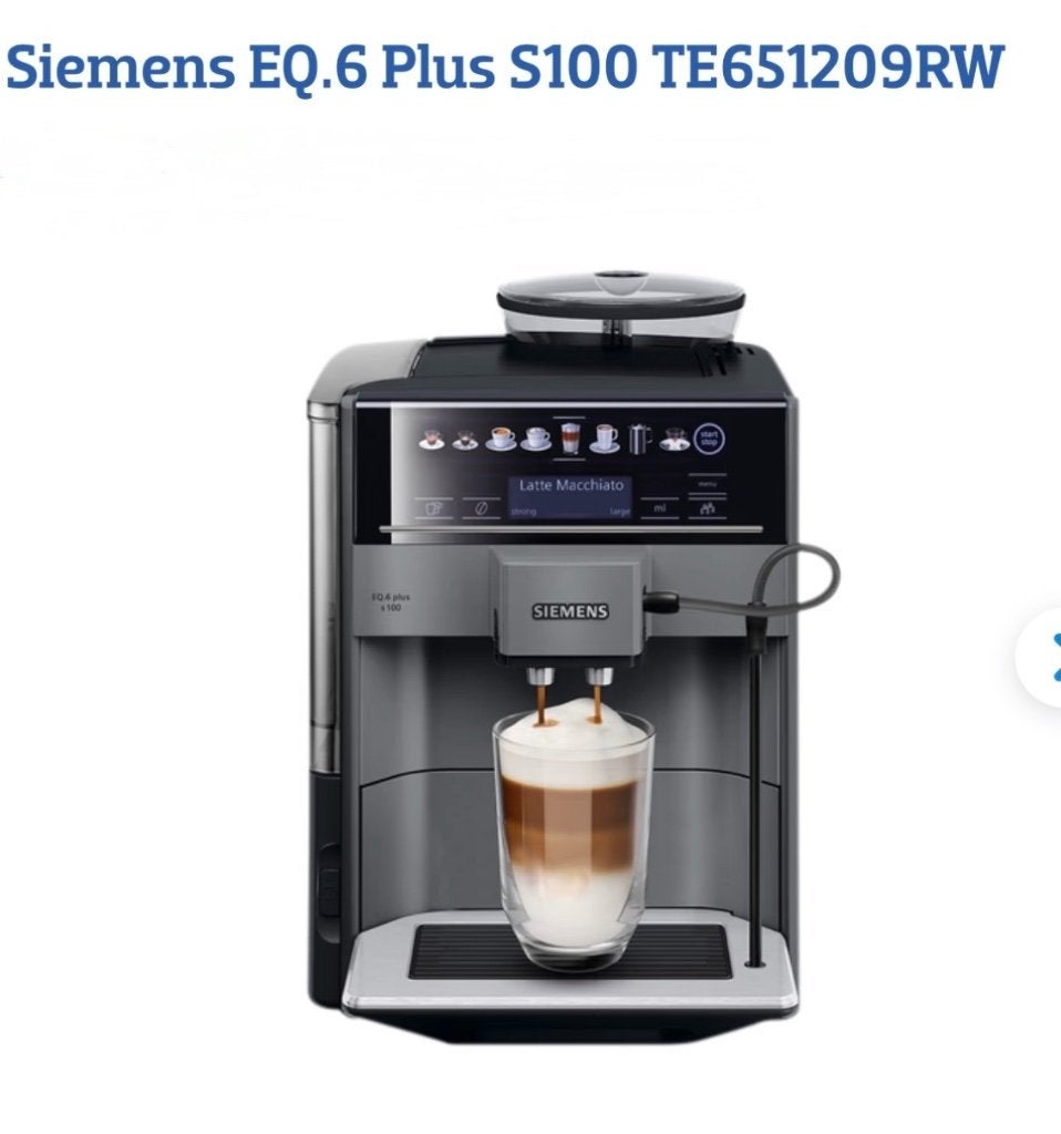 Siemens EQ.6 Plus Koffiemachine, Ophalen, Gebruikt, 10 kopjes of meer, Koffiemachine