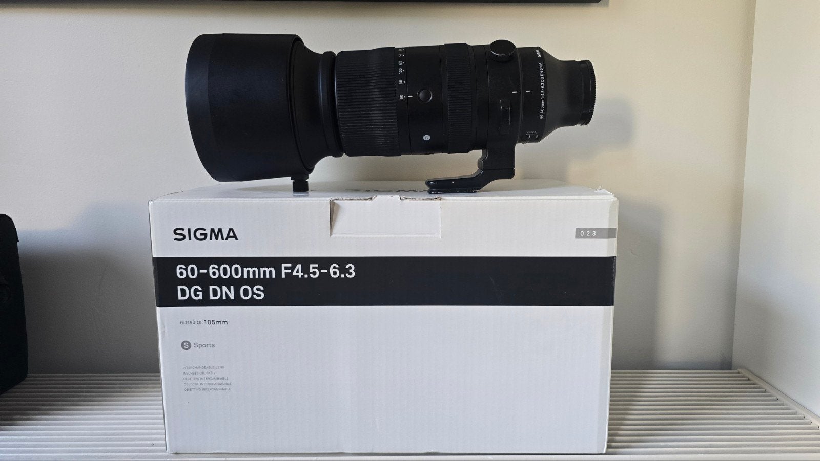 Sigma 60-600mm F4.5-6.3 DG DN OS Sports Lens, Ophalen of Verzenden, Zo goed als nieuw, Telelens, Zoom