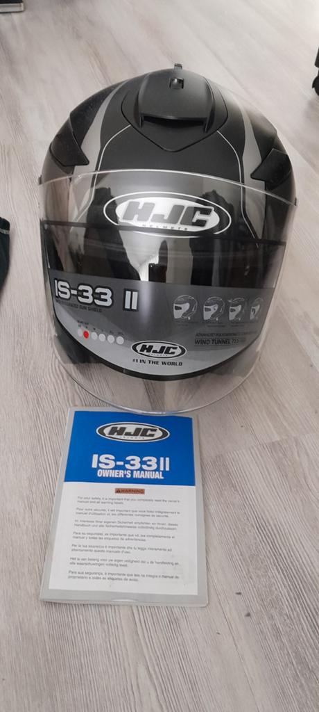 HJC IS-33 II Jethelm - Zwart/Grijs, Maat S, Ophalen, Dames, Nieuw zonder kaartje, S