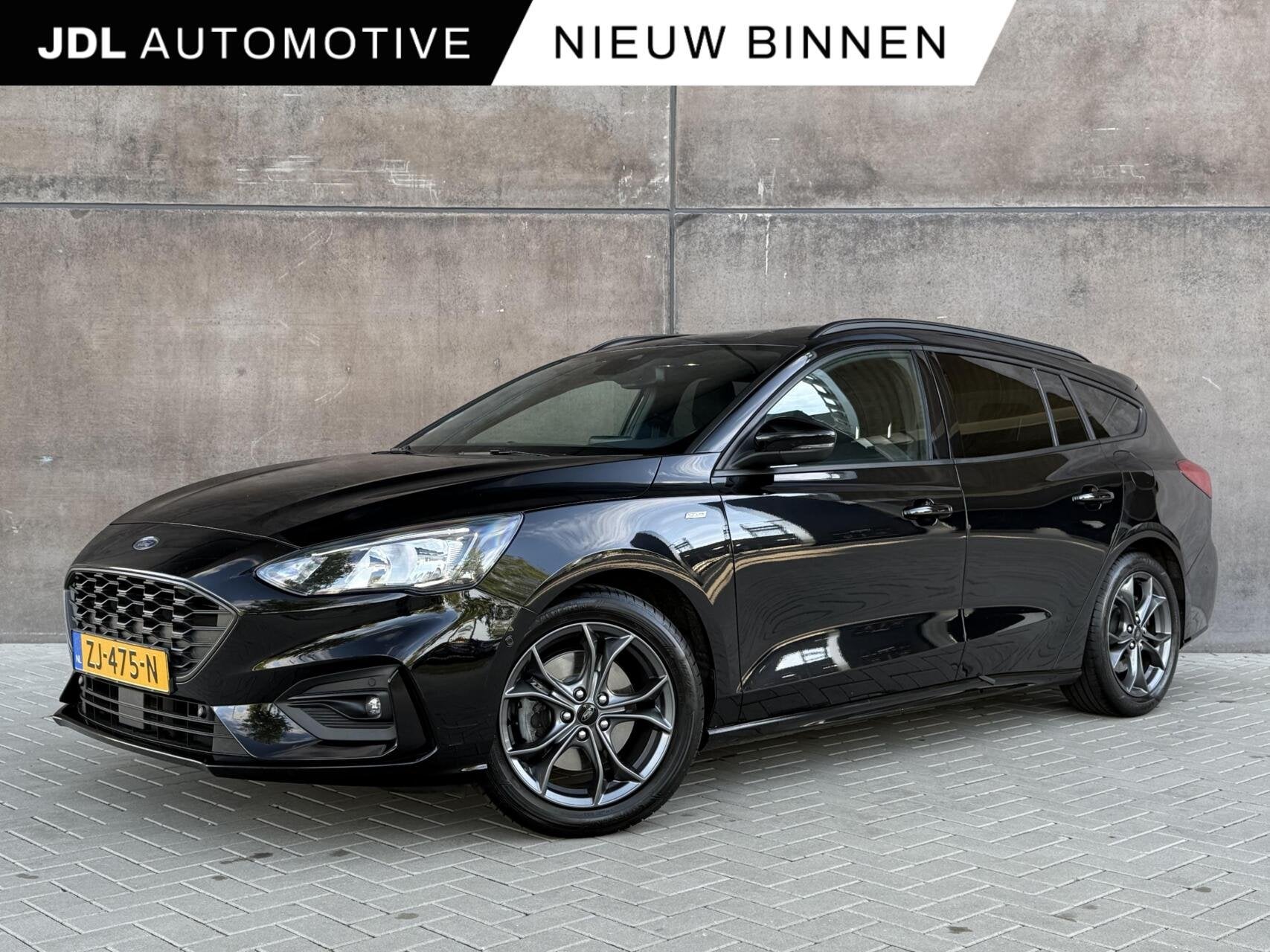 Ford Focus Wagon 1.0 EcoBoost ST Line Business | Trekhaak |, Auto's, Ford, Gebruikt, Met garantie (alle), 1283 kg, Zwart