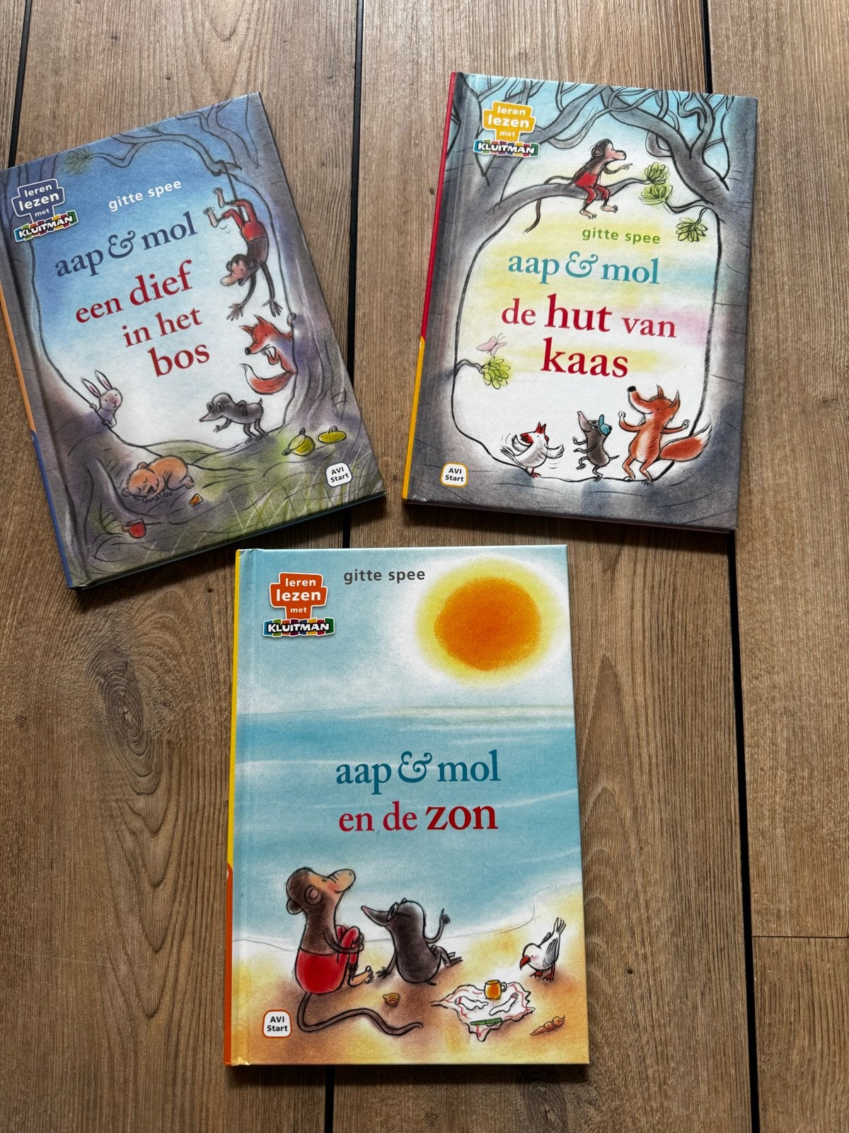 Avi start (vanaf 6 jaar) Aap & Mol boeken set - 3 delen, Ophalen, Zo goed als nieuw, Fictie algemeen