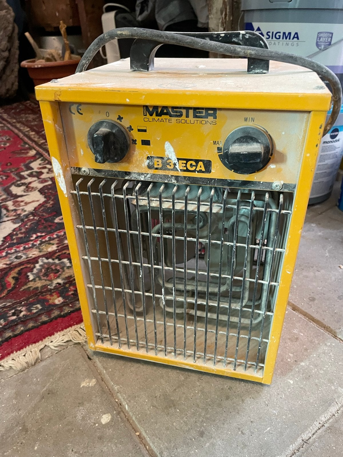 Master B3 ECA Werkplaatskachel 3kW, Huis en Inrichting, Kachels, Ophalen, Gebruikt, Overige soorten, Elektrisch