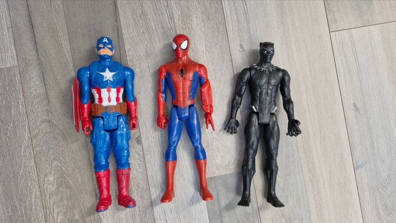 Marvel Superhelden Actiefiguren, Kinderen en Baby's, Ophalen of Verzenden, Zo goed als nieuw