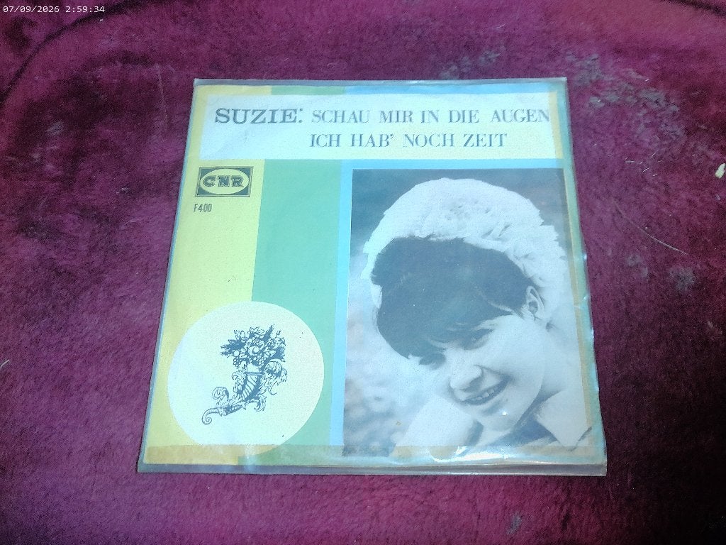 Suzie - Schau mir in die Augen / Ich hab noch zeit, Gebruikt, Fotohoes, 7 inch, Ophalen of Verzenden