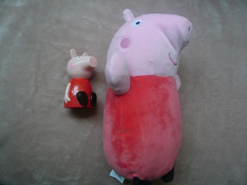 Peppa Pig knuffel en verstoppertje, Gebruikt, Overige typen, Ophalen of Verzenden, Peppa Pig