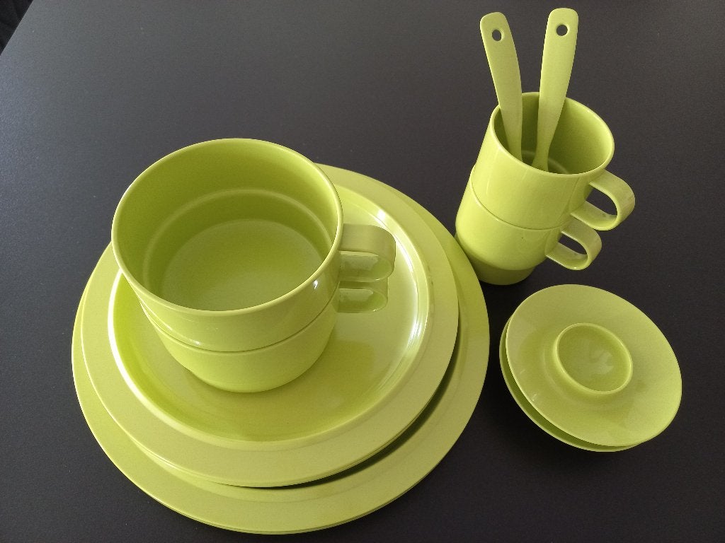 2 persoons Mepal camping servies, Caravans en Kamperen, Ophalen of Verzenden, Zo goed als nieuw