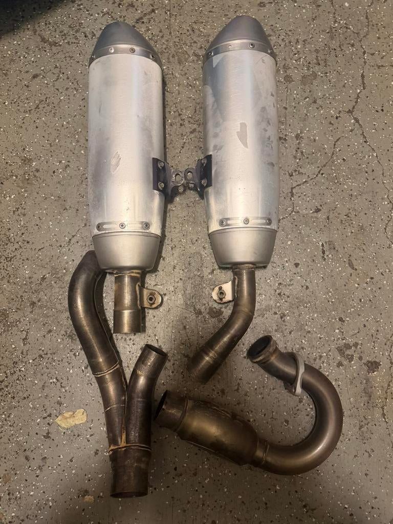 Honda crf 450 dubelle uitlaat hgs, Motoren, Ophalen of Verzenden