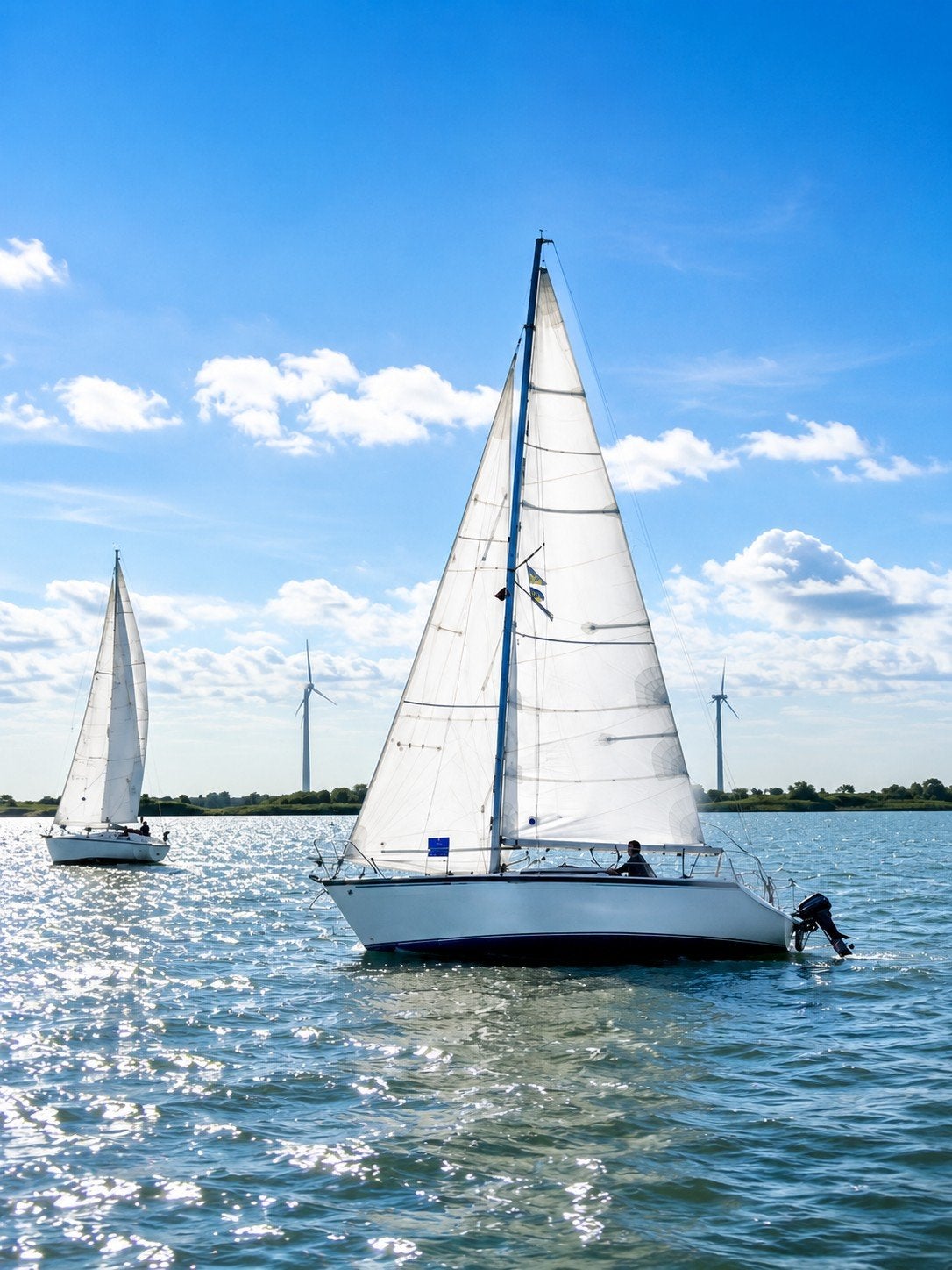 Clever 25.5 sprint zeilboot, Ophalen, Gebruikt, Polyester, Benzine